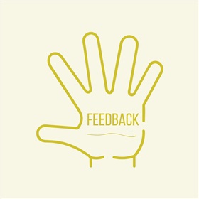 Feedback geven kan perfect aan de hand van ... je hand