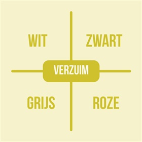 Vier kleuren van verzuim